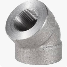 3000LB 316 STAINLESS STEEL F/F ELBOW 45 DEG BSPT