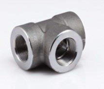 3000LB BLACK STEEL REDUCING TEE NPT