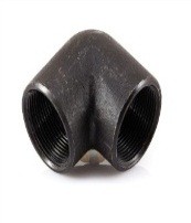 Black Steel F/F Elbow 90 Deg