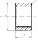 Black Steel Half Socket (Heavy) dimensions diagram
