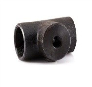 Black Steel Reducing Tee