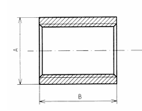 Galv Steel Equal Socket (Heavy) dimensions diagram