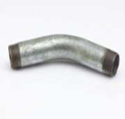 GALV STEEL M/M BEND 45 DEG