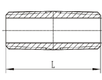 316 Stainless Steel All Thread 300mm Long dimensions diagram