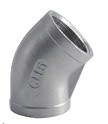 316 Stainless Steel F/F Elbow 45 Deg